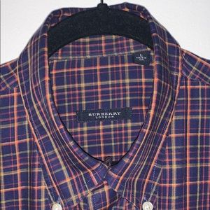 Long sleeve casual Burberry button up